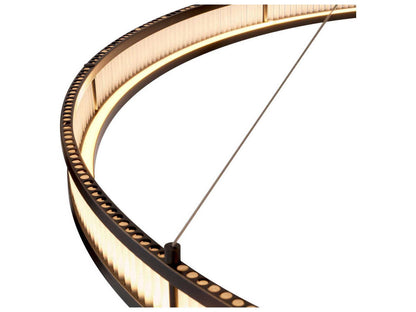 Eichholtz Damien XL Integrated LED Chandelier in Bronze Highlight