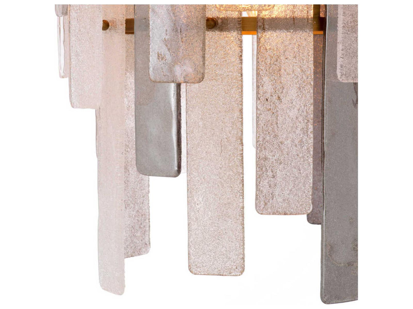 Eichholtz Greyson 13-Light Chandelier in Antique Brass and Hand Blown Glass