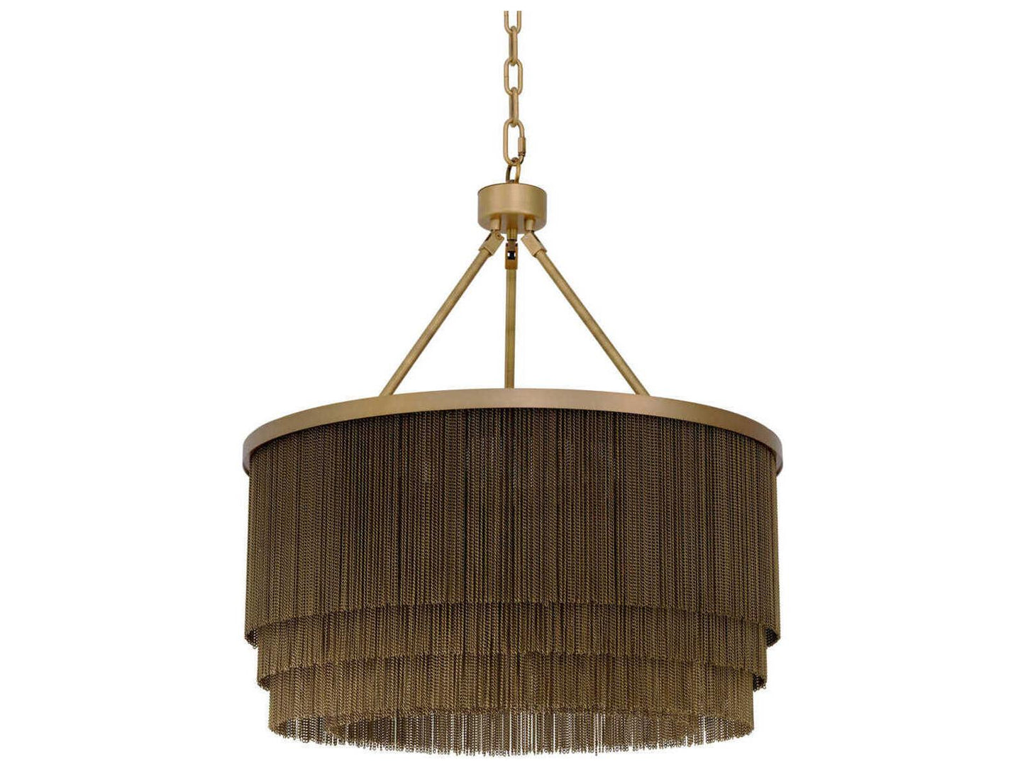 Eichholtz Tissot 8-Light Chandelier in Antique Brass Finish