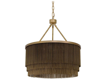 Eichholtz Tissot 8-Light Chandelier in Antique Brass Finish