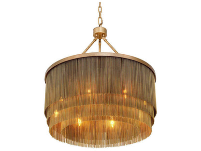 Eichholtz Tissot 8-Light Chandelier in Antique Brass Finish