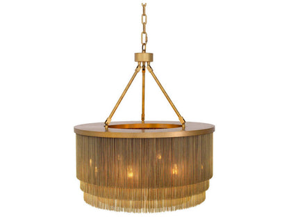 Eichholtz Tissot 8-Light Chandelier in Antique Brass Finish