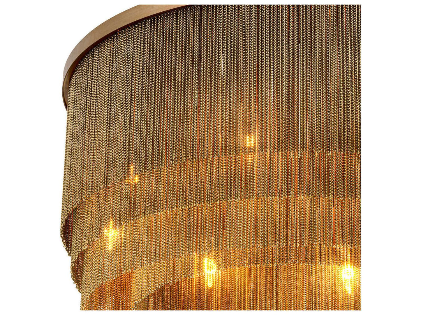 Eichholtz Tissot 8-Light Chandelier in Antique Brass Finish