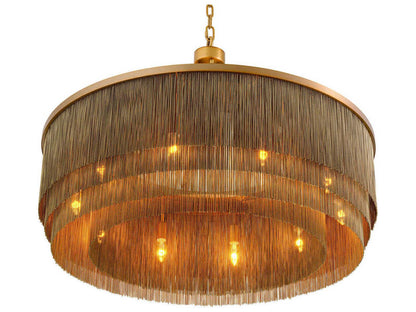 Eichholtz Tissot 10-Light Chandelier in Antique Brass