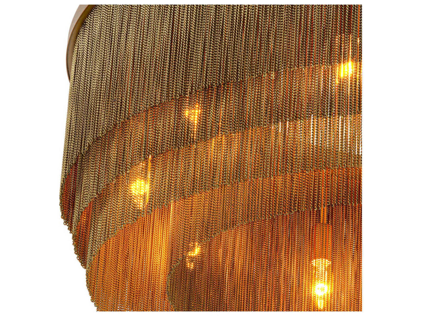 Eichholtz Tissot 10-Light Chandelier in Antique Brass