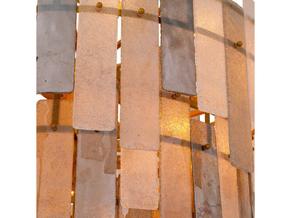 Eichholtz Greyson XXL 37-Light Chandelier in Antique Brass with Hand Blown Glass