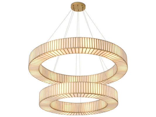 Eichholtz 18-Light Monari Chandelier in Antique Brass with Handmade Glass - Dazzlingmen
