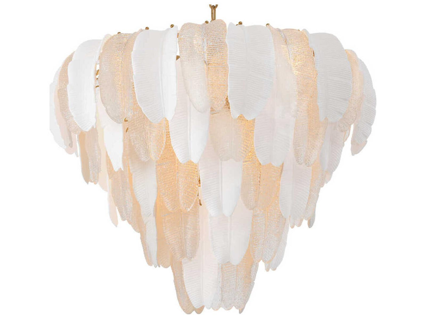Eichholtz Saint Lucia L 17-Light Ceramic and Textured Glass Chandelier