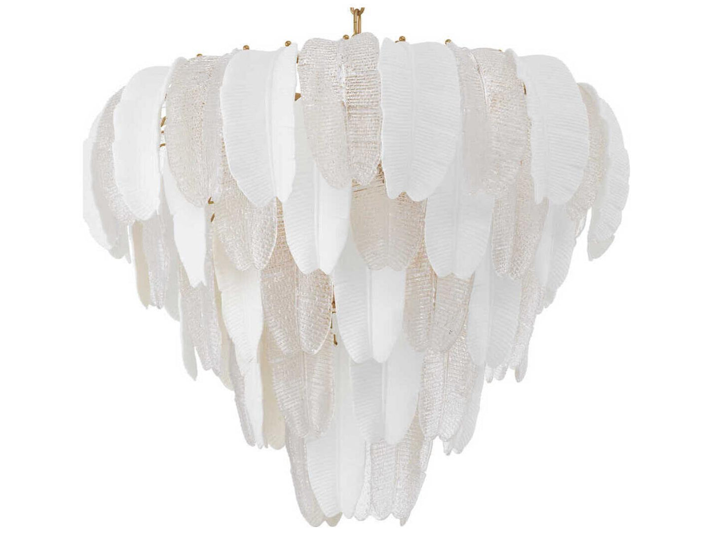 Eichholtz Saint Lucia L 17-Light Ceramic and Textured Glass Chandelier
