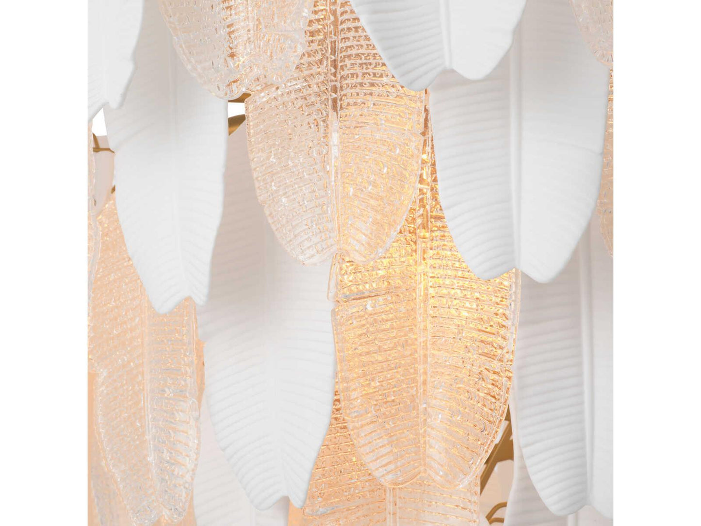 Eichholtz Saint Lucia L 17-Light Ceramic and Textured Glass Chandelier