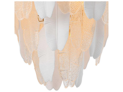 Eichholtz Saint Lucia L 17-Light Ceramic and Textured Glass Chandelier