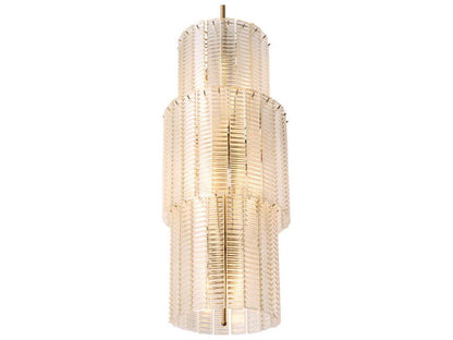 Eichholtz 15-Light Imperial Chandelier in Brushed Brass with Clear Glass
