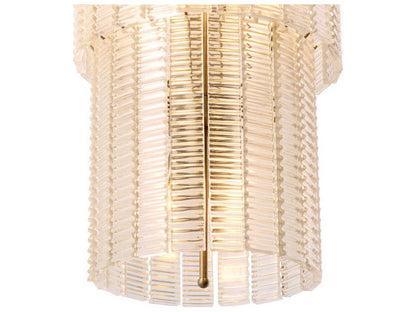 Eichholtz 15-Light Imperial Chandelier in Brushed Brass with Clear Glass