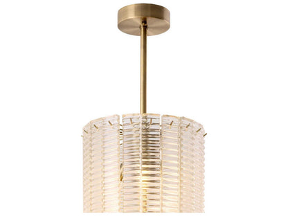 Eichholtz 15-Light Imperial Chandelier in Brushed Brass with Clear Glass