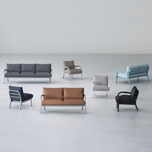 Navy Outdoor Lounge Chair