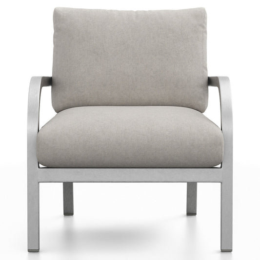 Navy Outdoor Lounge Armchair