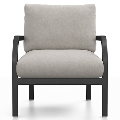 Navy Outdoor Lounge Armchair
