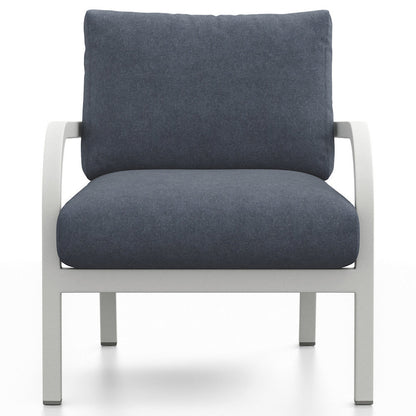 Navy Outdoor Lounge Armchair