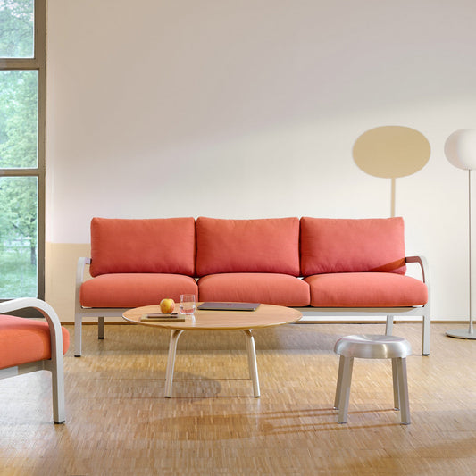 Navy Lounge 3-Seater Sofa
