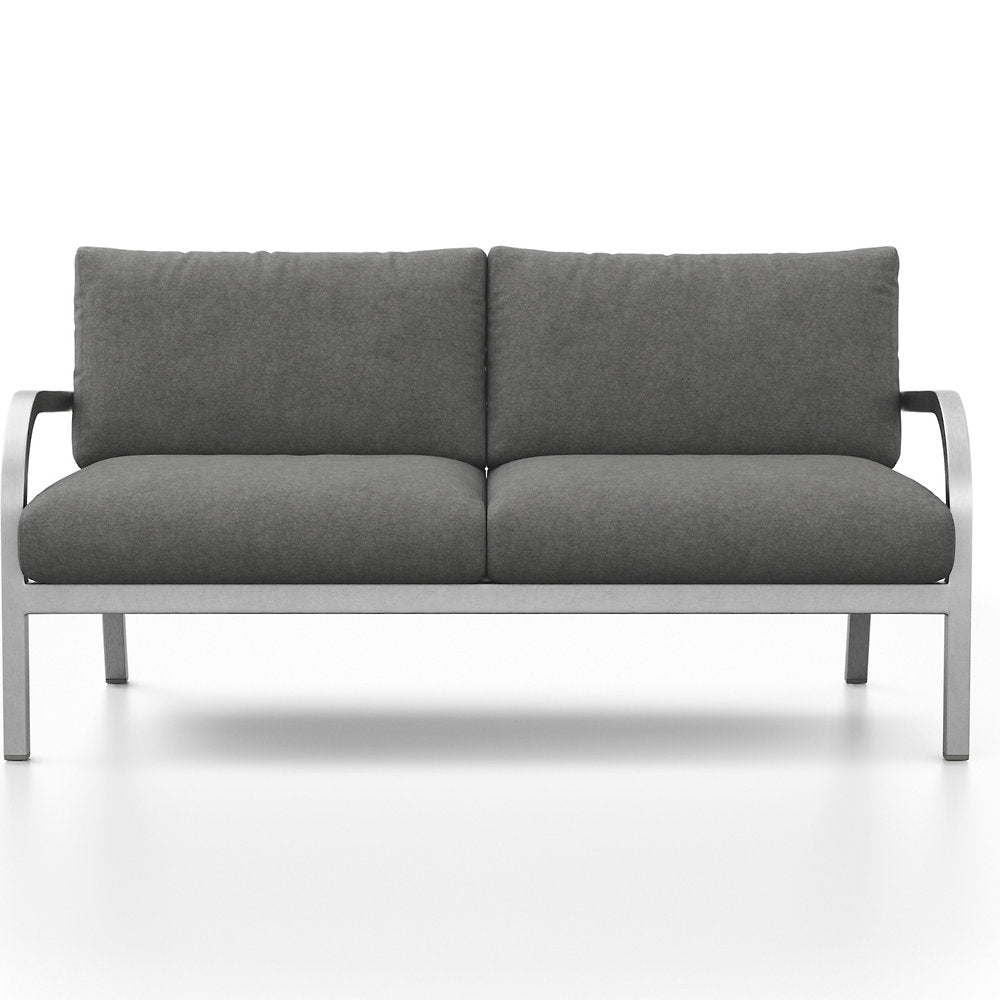 Navy Outdoor 2 Seater Sofa
