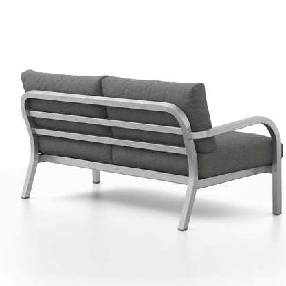 Navy Outdoor 2 Seater Sofa