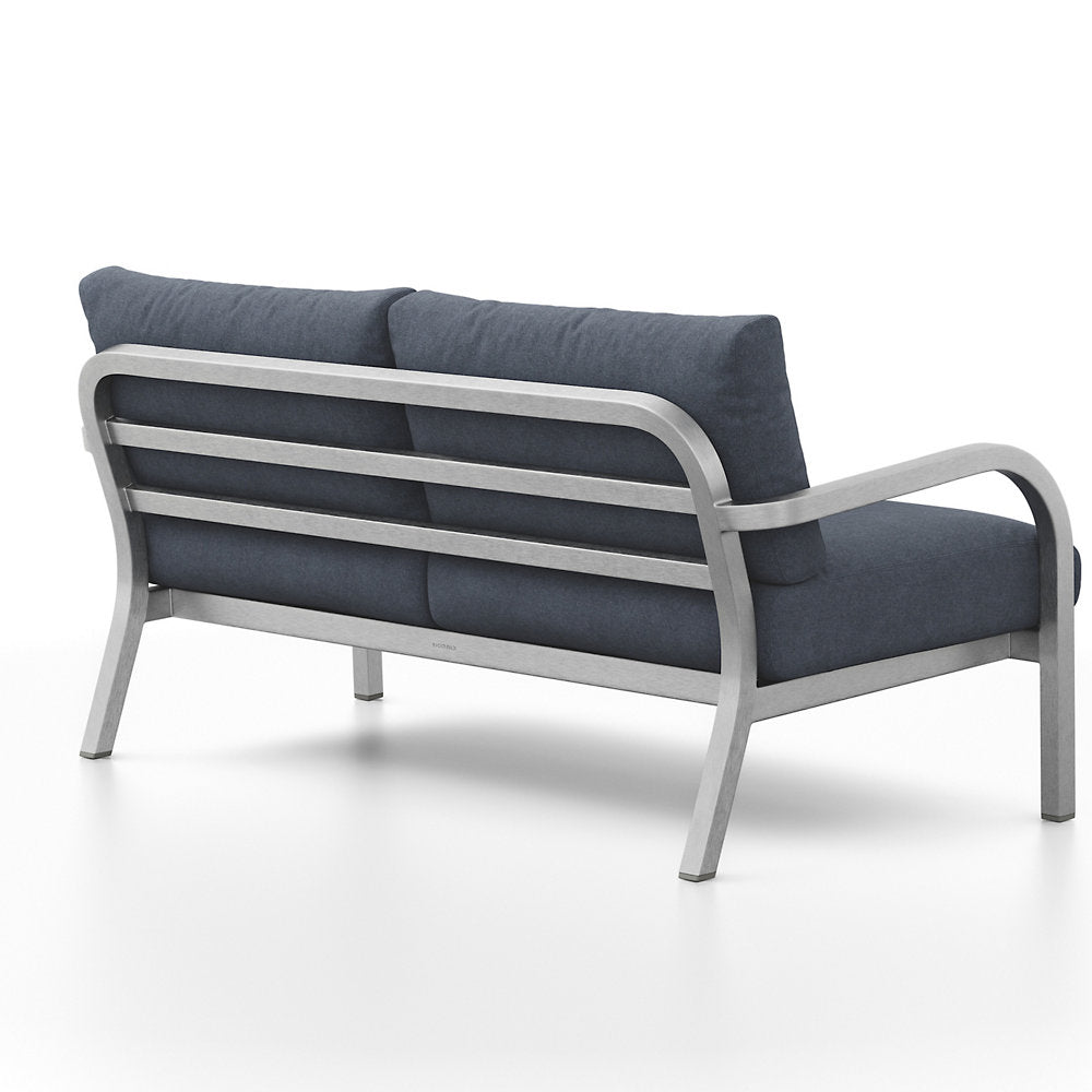 Navy Outdoor 2 Seater Sofa