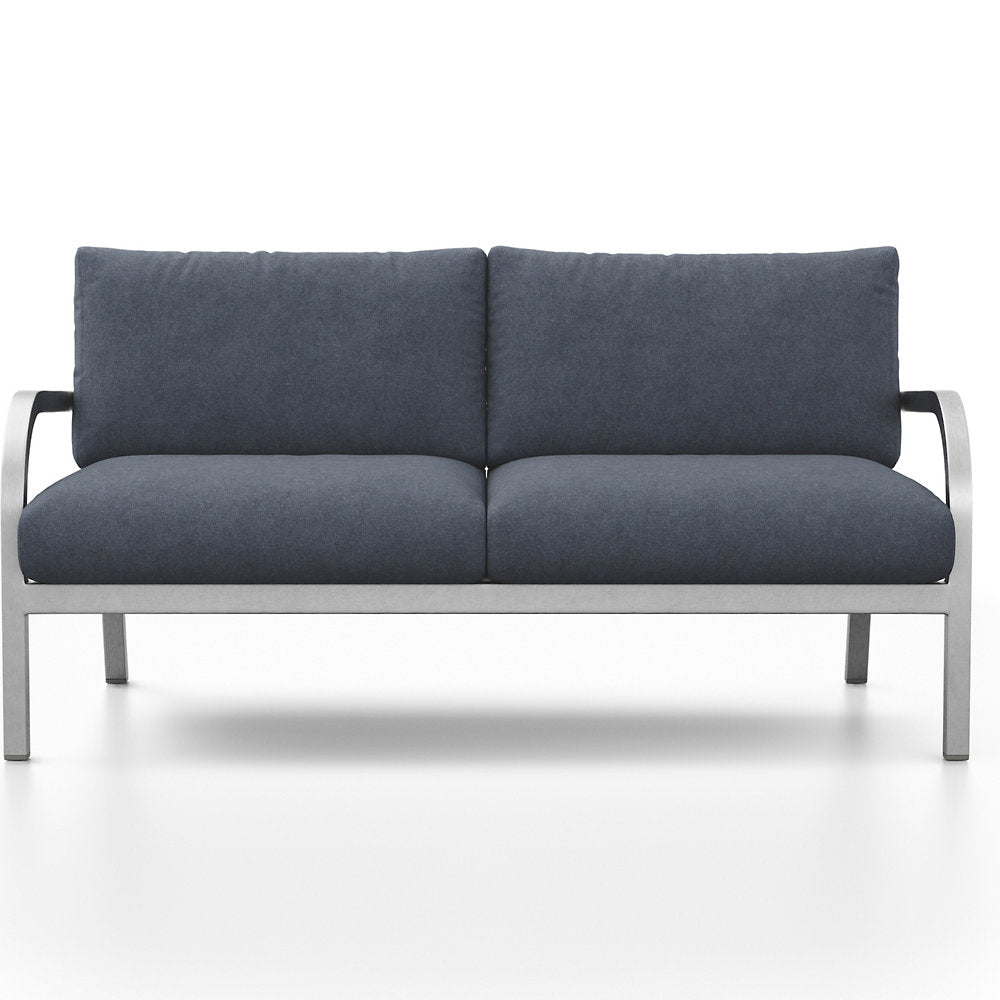 Navy Outdoor 2 Seater Sofa