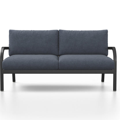 Navy Outdoor 2 Seater Sofa