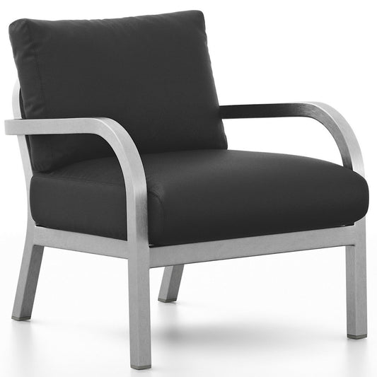 Navy Lounge Armchair