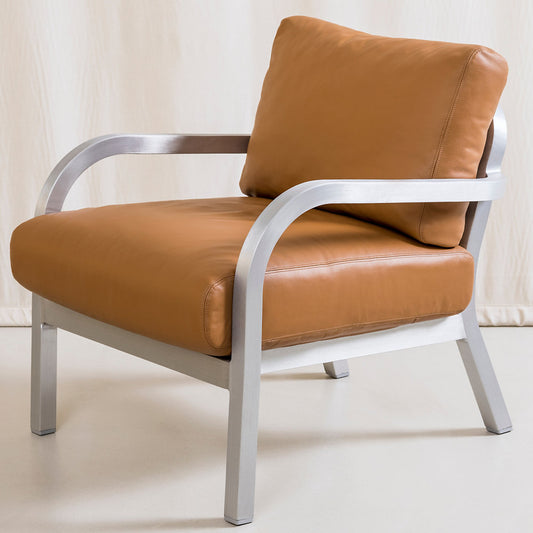 Navy Lounge Armchair