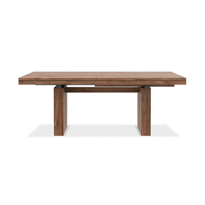 Teak Double Extendable Dining Table