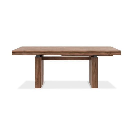 Teak Double Extendable Dining Table