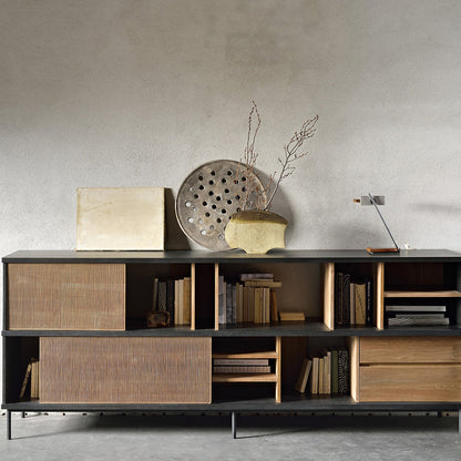 Teak Oscar Sideboard - 2 Doors - 3 Drawers