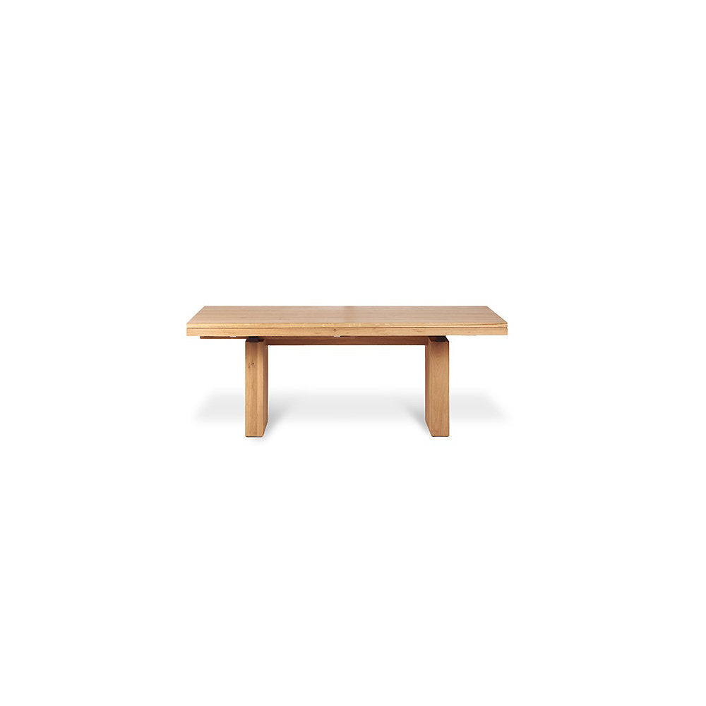 Oak Double Extendable Dining Table