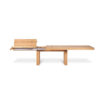 Oak Double Extendable Dining Table