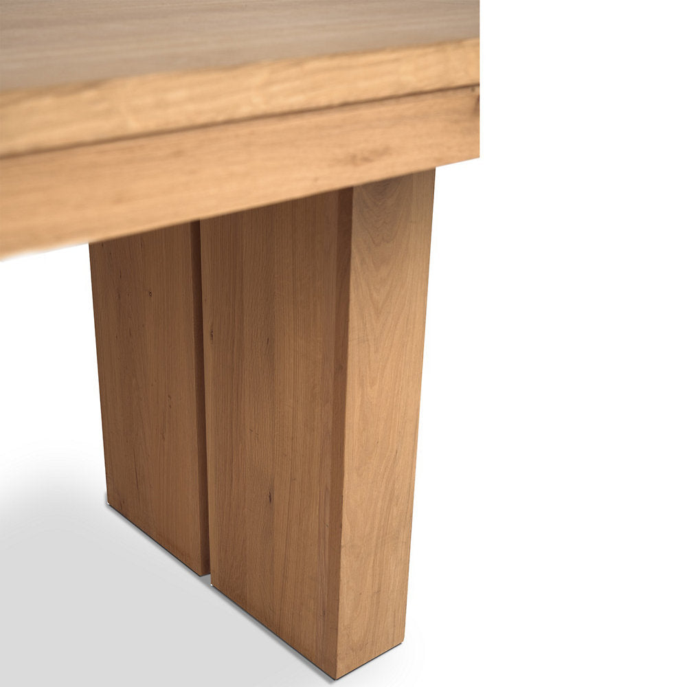Oak Double Extendable Dining Table