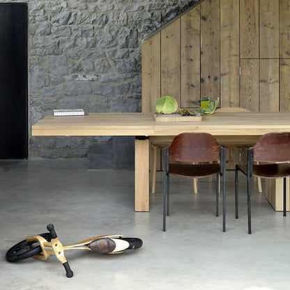 Oak Double Extendable Dining Table