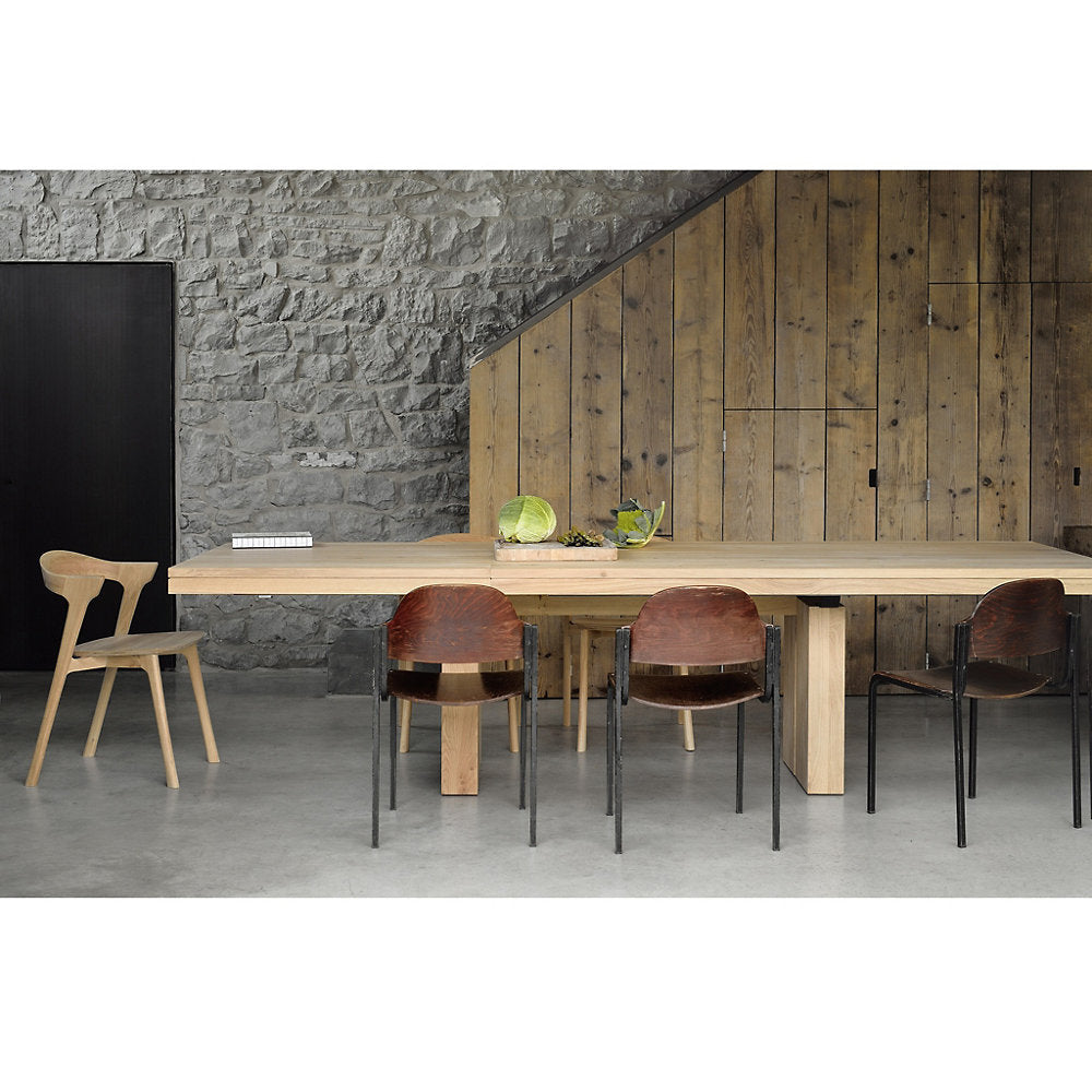 Oak Double Extendable Dining Table