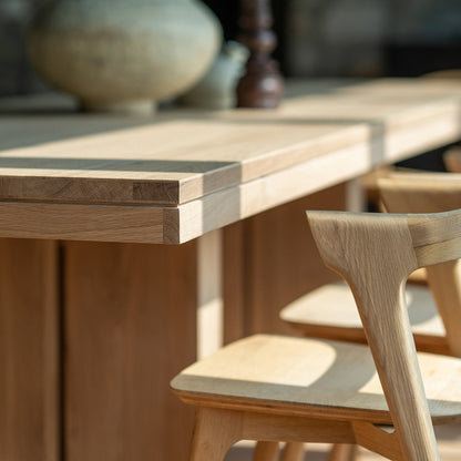 Oak Double Extendable Dining Table