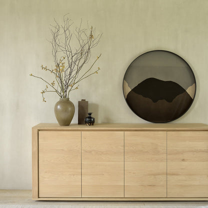 Oak Shadow Sideboard - 5 Doors