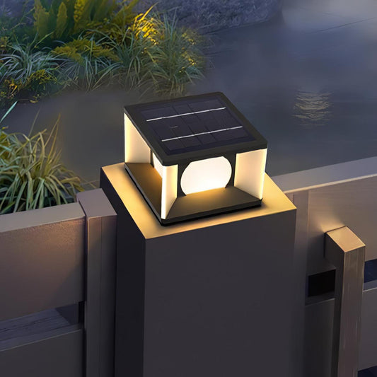 Eclipse Cube Outdoor Post Light Table lamp