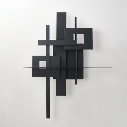 Eithne Planar Wall Lamp ∅ 18.9″ x H 23.2″ / Black / Warm Light Wall lamp