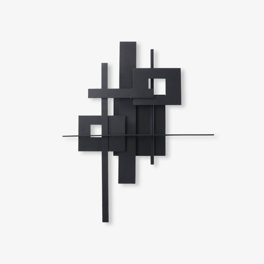 Eithne Planar Wall Lamp ∅ 18.9″ x H 23.2″ / Black / Warm Light Wall lamp
