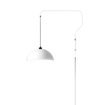 Elio Plug In Wall Lamp D 15.4″ x H 29″ / ∅ 39cm x H 73.6cm / White / US Plug Wall lamp