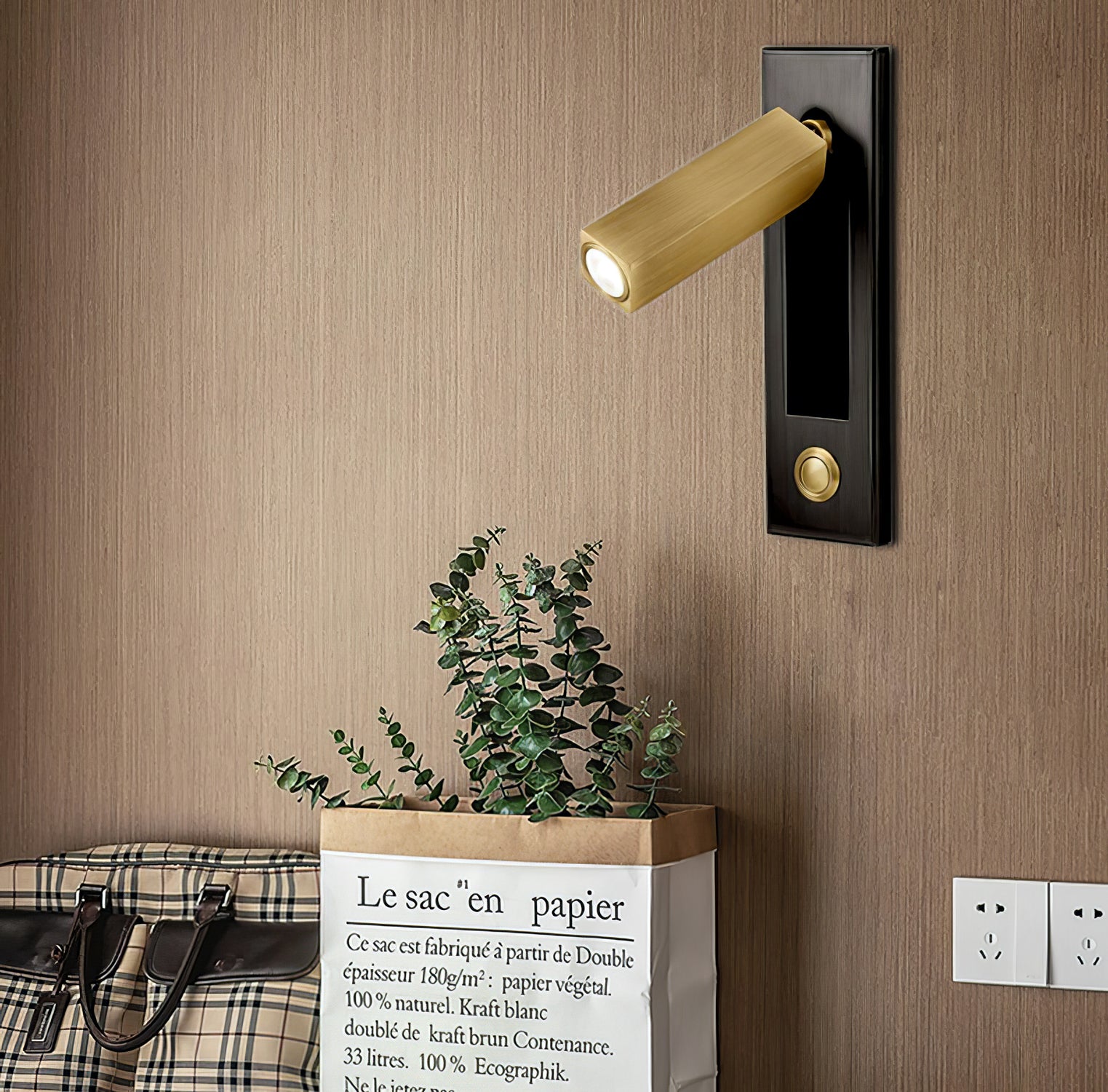 Embedded Bedside Sconce Wall lamp
