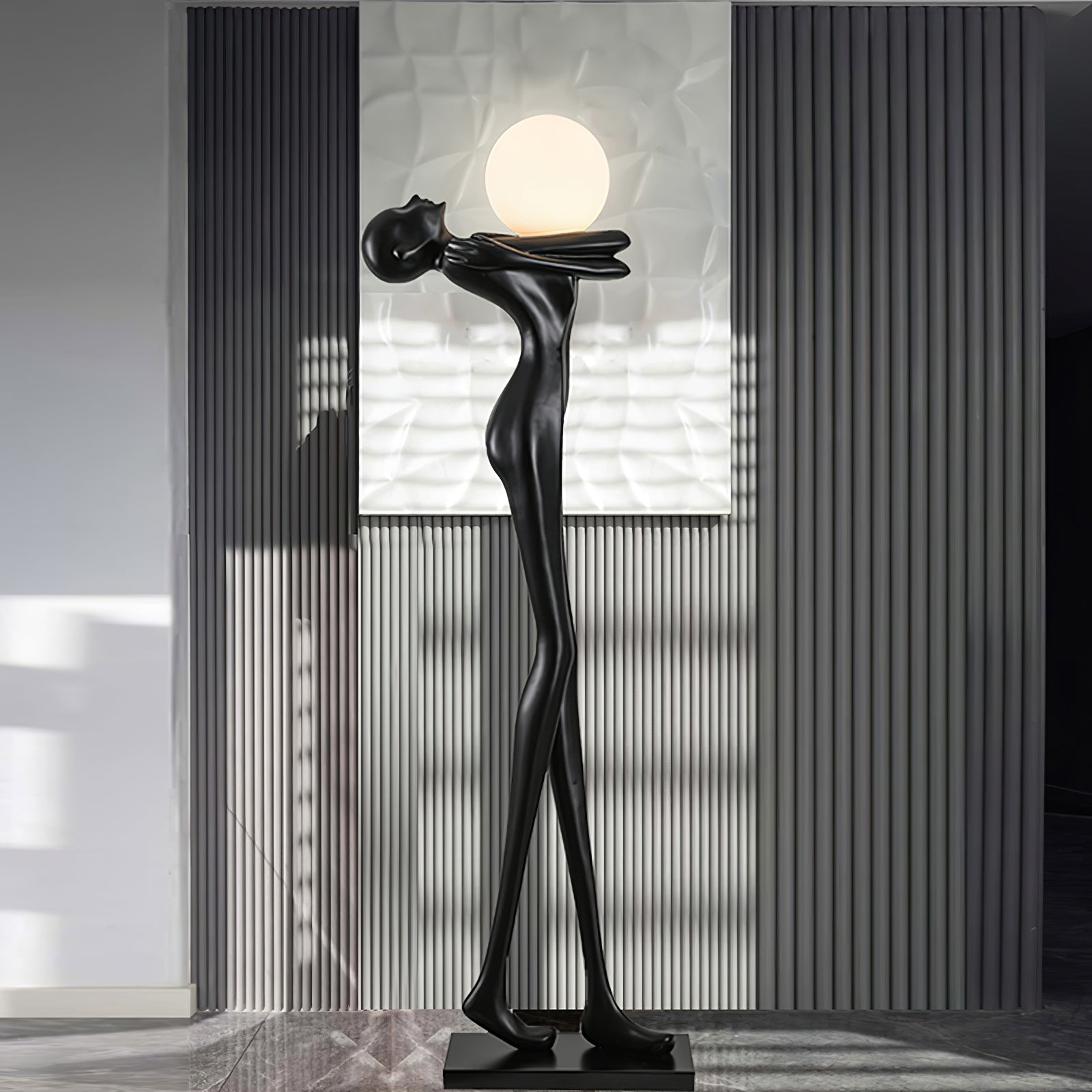 Embrace Ball Sculpture Floor Lamp Floor lamp