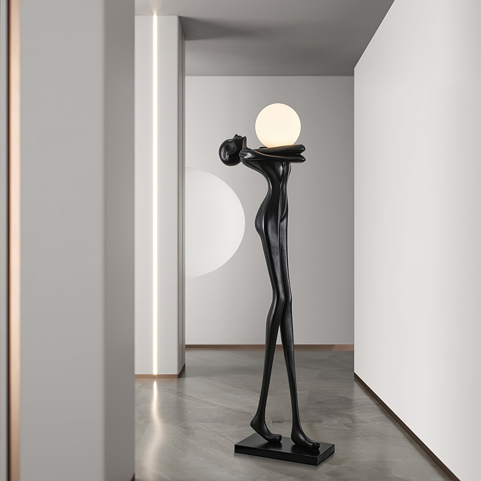 Embrace Ball Sculpture Floor Lamp Floor lamp