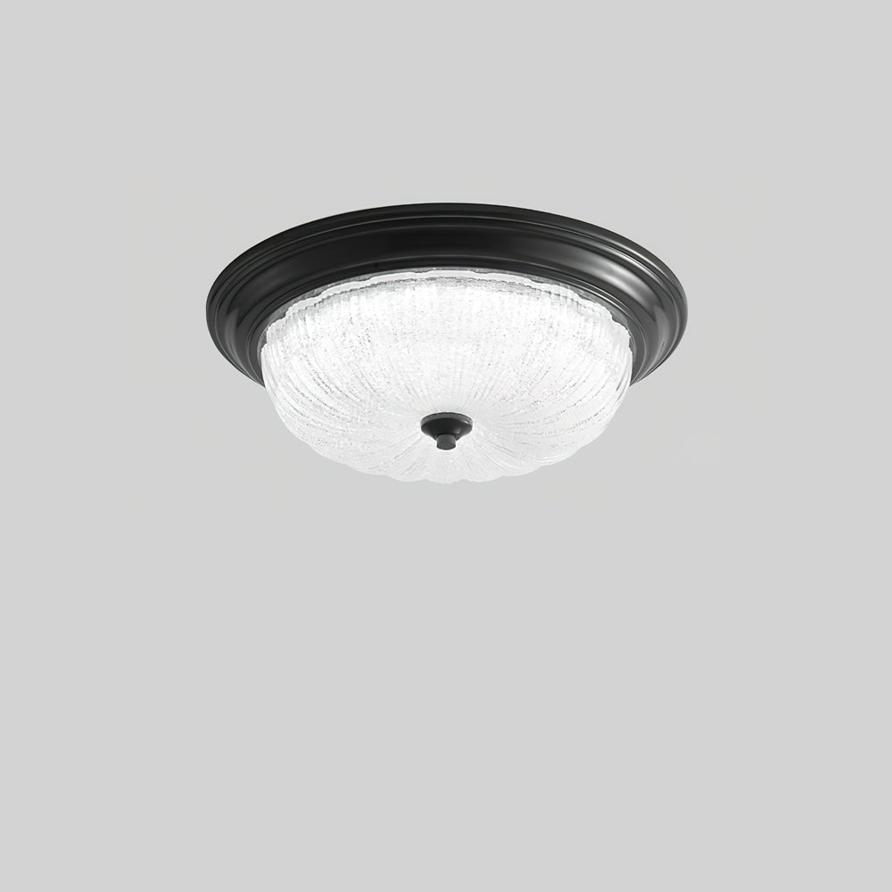 Emily Ceiling Light ∅ 15.7″ x H 5.9″ / Dia 40cm x H 15cm / Black & White / Warm Light Ceiling lamp