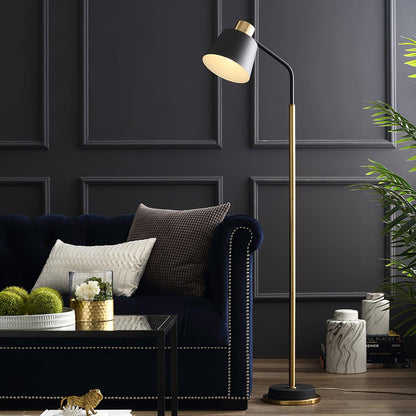 Emmental Floor Lamp ∅ 17.3″ x H 60.2″ / Dia 44cm x H 155m / Gold + Black / US plug Floor lamp