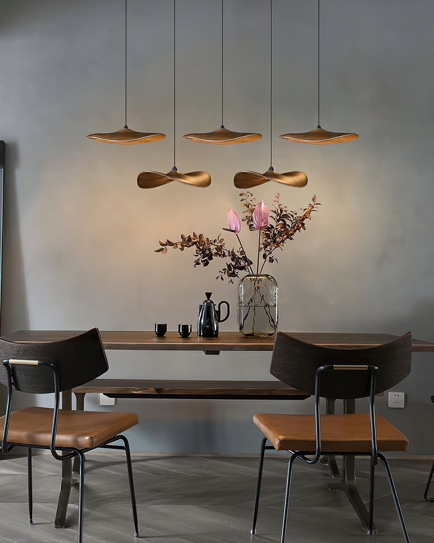 Empty Leaf Chandelier Chandelier